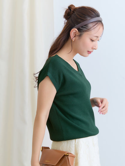 【手洗い可・UVカット】2wayフレンチニット　[通常]