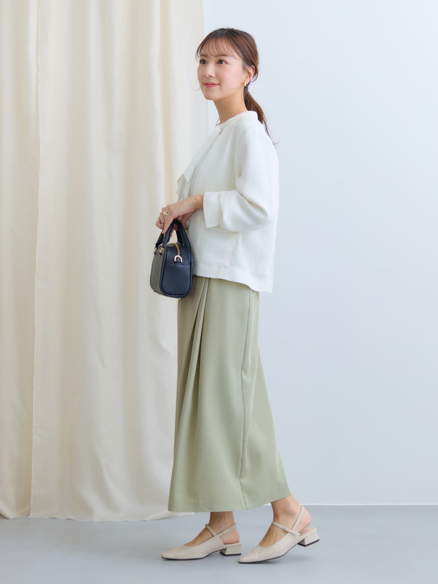 アシメタックIラインスカート-short & regular　[通常]