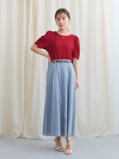 パフスリーブカットソー　[通常]