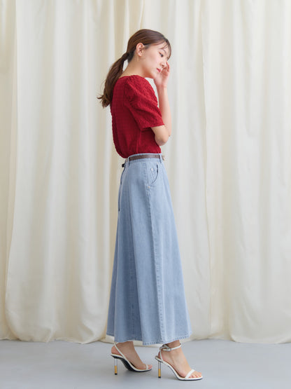 パフスリーブカットソー　[通常]