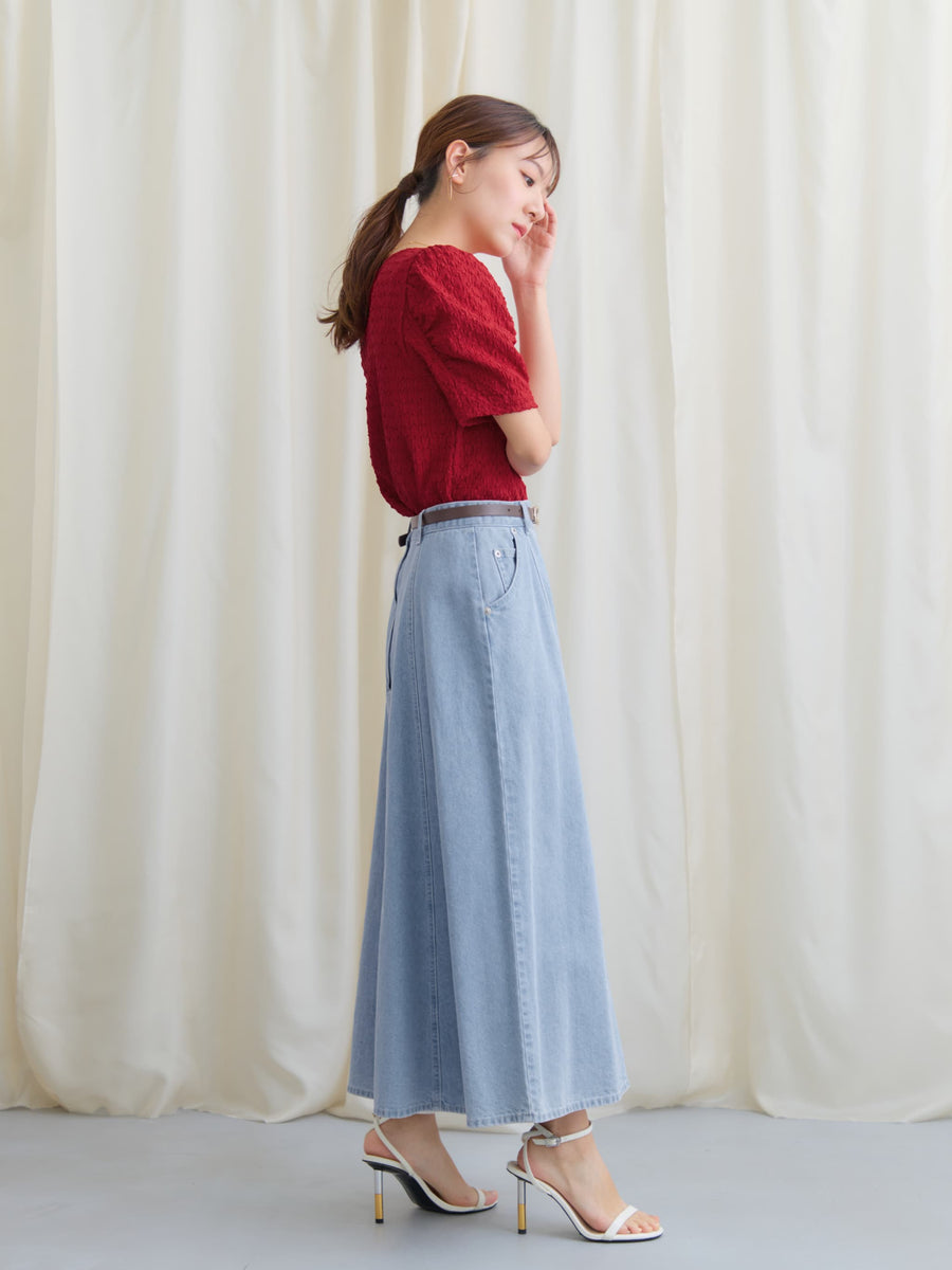 パフスリーブカットソー　[通常]