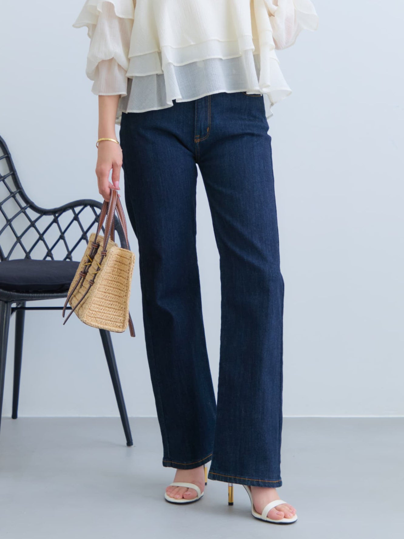 149cm | B:77 W:60 H:83 股下:68.5 | regular-XS着用