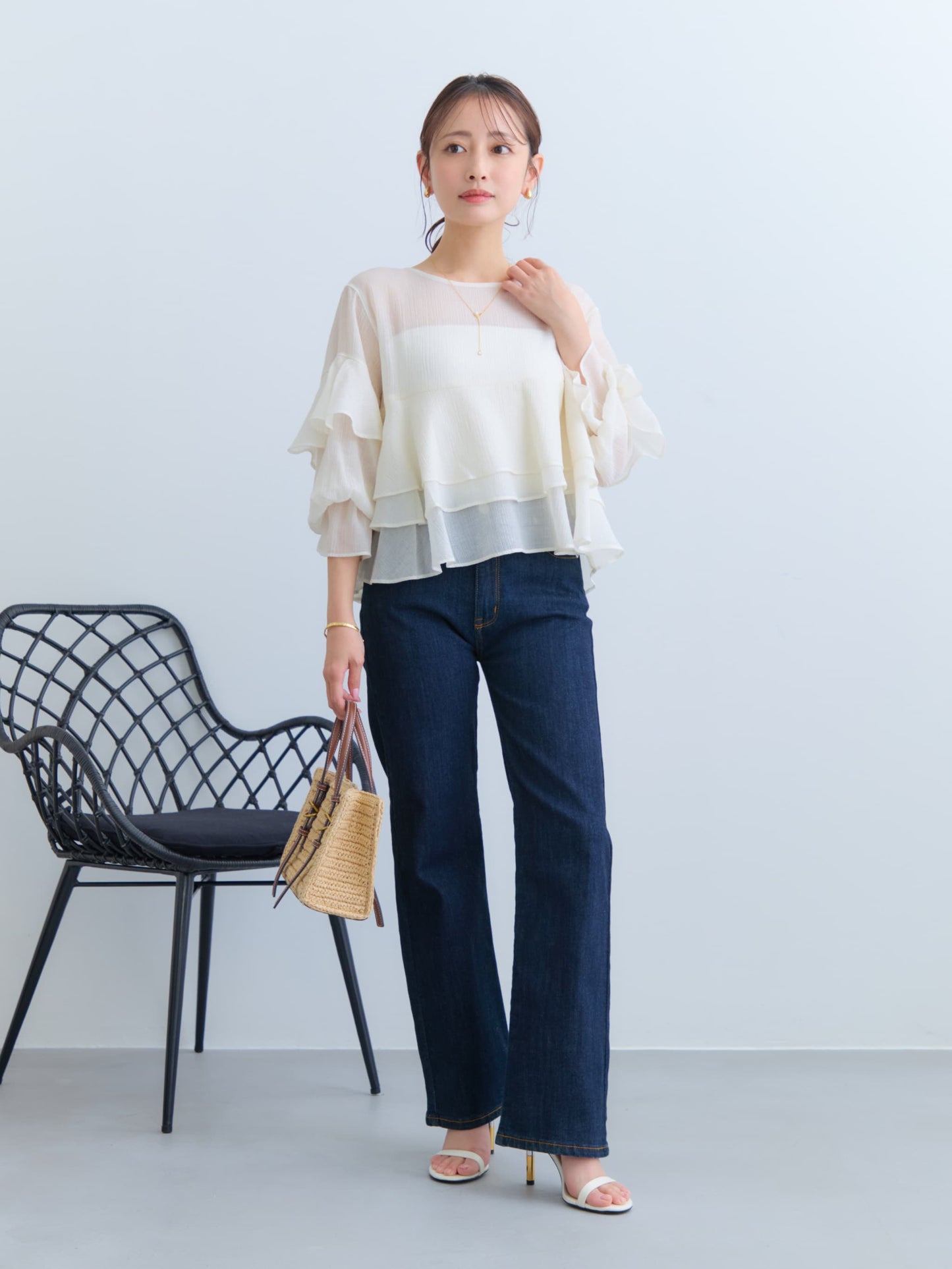 COHINA DENIM ブーツカット-short & regular　[通常]