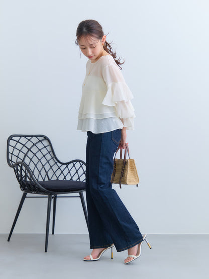 COHINA DENIM ブーツカット-short & regular　[通常]