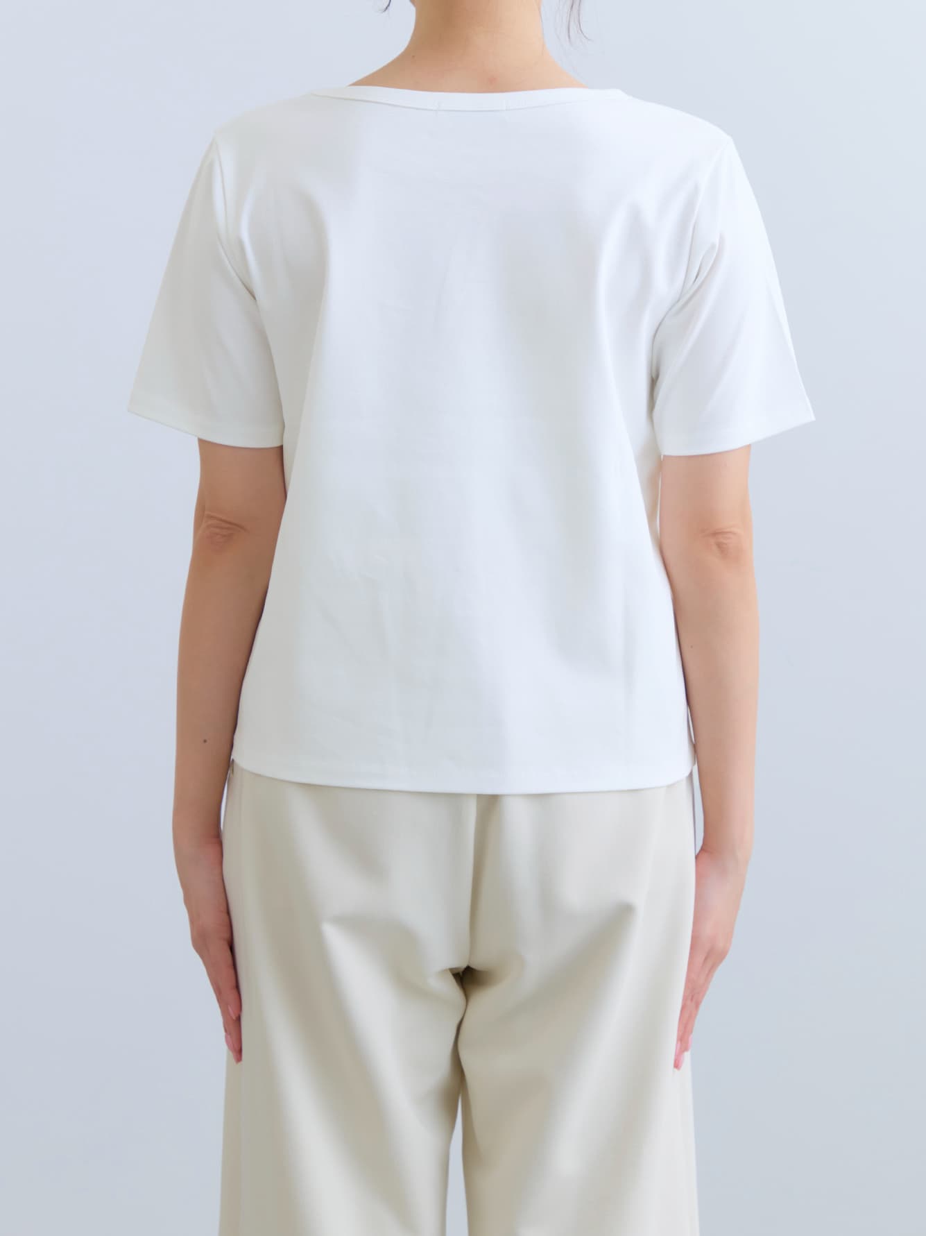 接触冷感】シルケットコットンベーシックTシャツ | 小柄・低身長女性