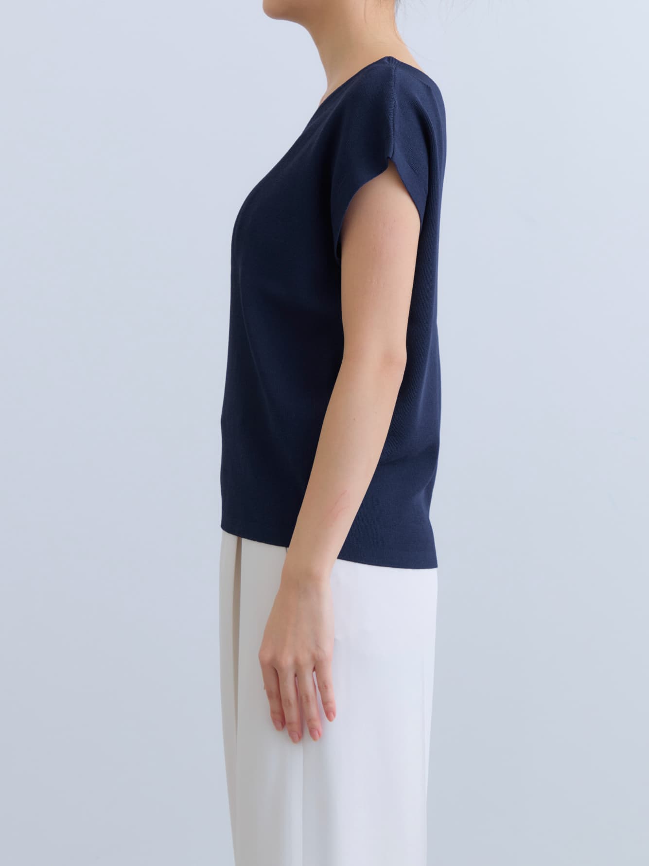 【手洗い可・UVカット】2wayフレンチニット　[通常]