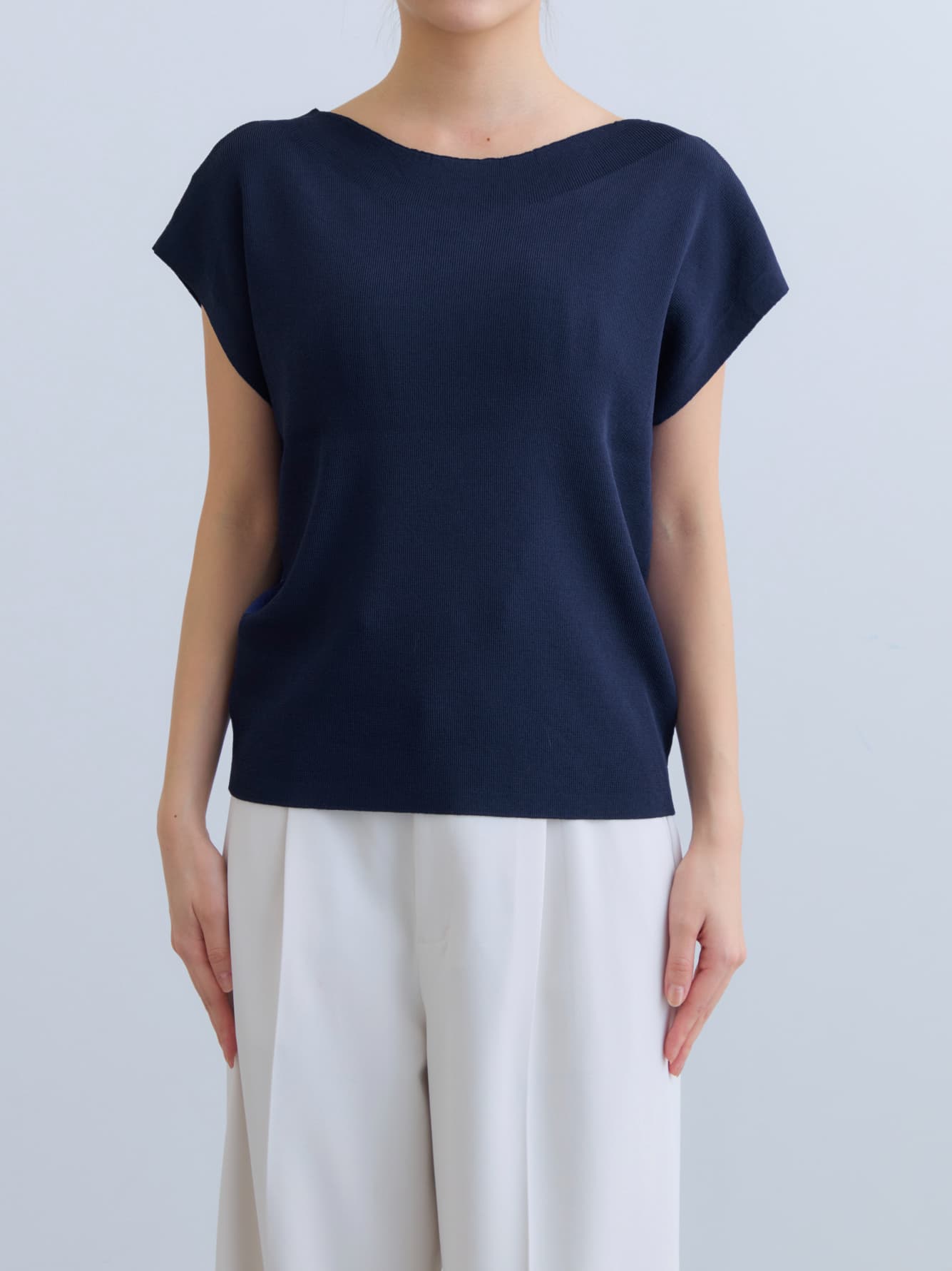 【手洗い可・UVカット】2wayフレンチニット　[通常]