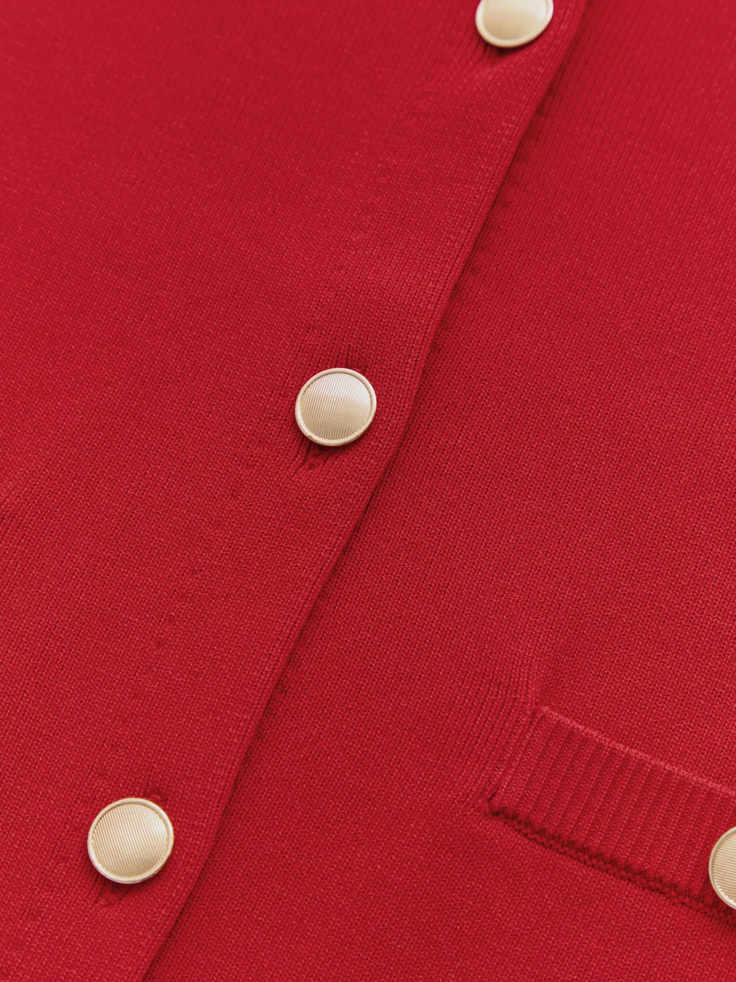 【手洗い可・UVカット】ゴールドボタンハーフスリーブカーディガン　[通常]