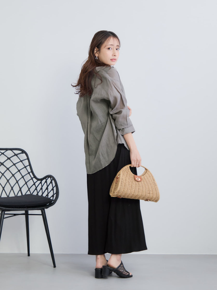 カップ付きスクエアネックワンピース-short & regular　[通常]