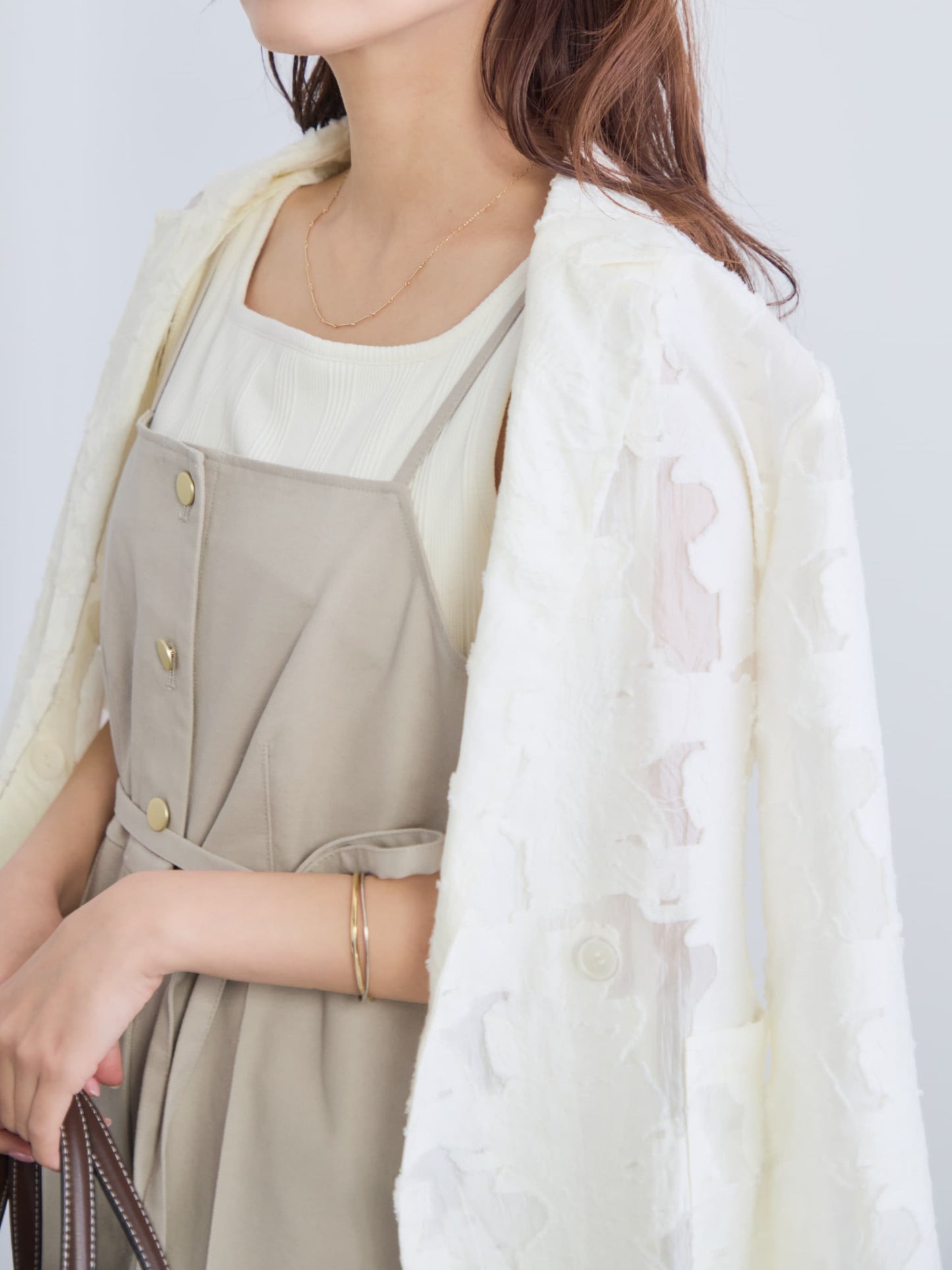 デニムライクオールインワン-short & regular　[通常]