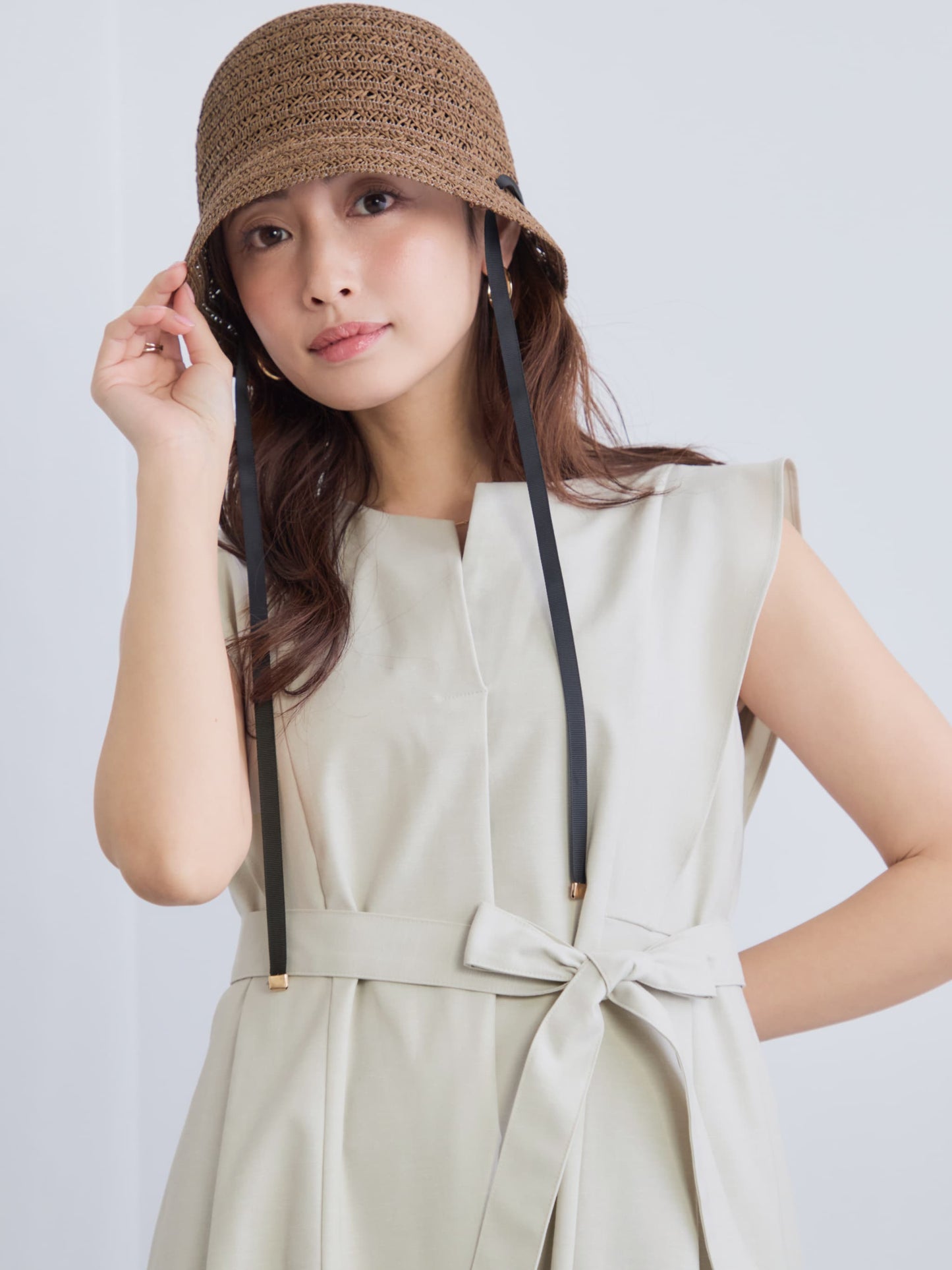 ラフィアライクシアーブレードハット　[通常]