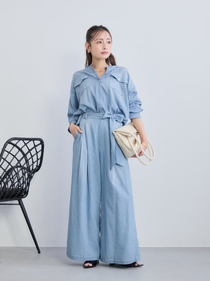 シアーデニムシャツ　[通常]