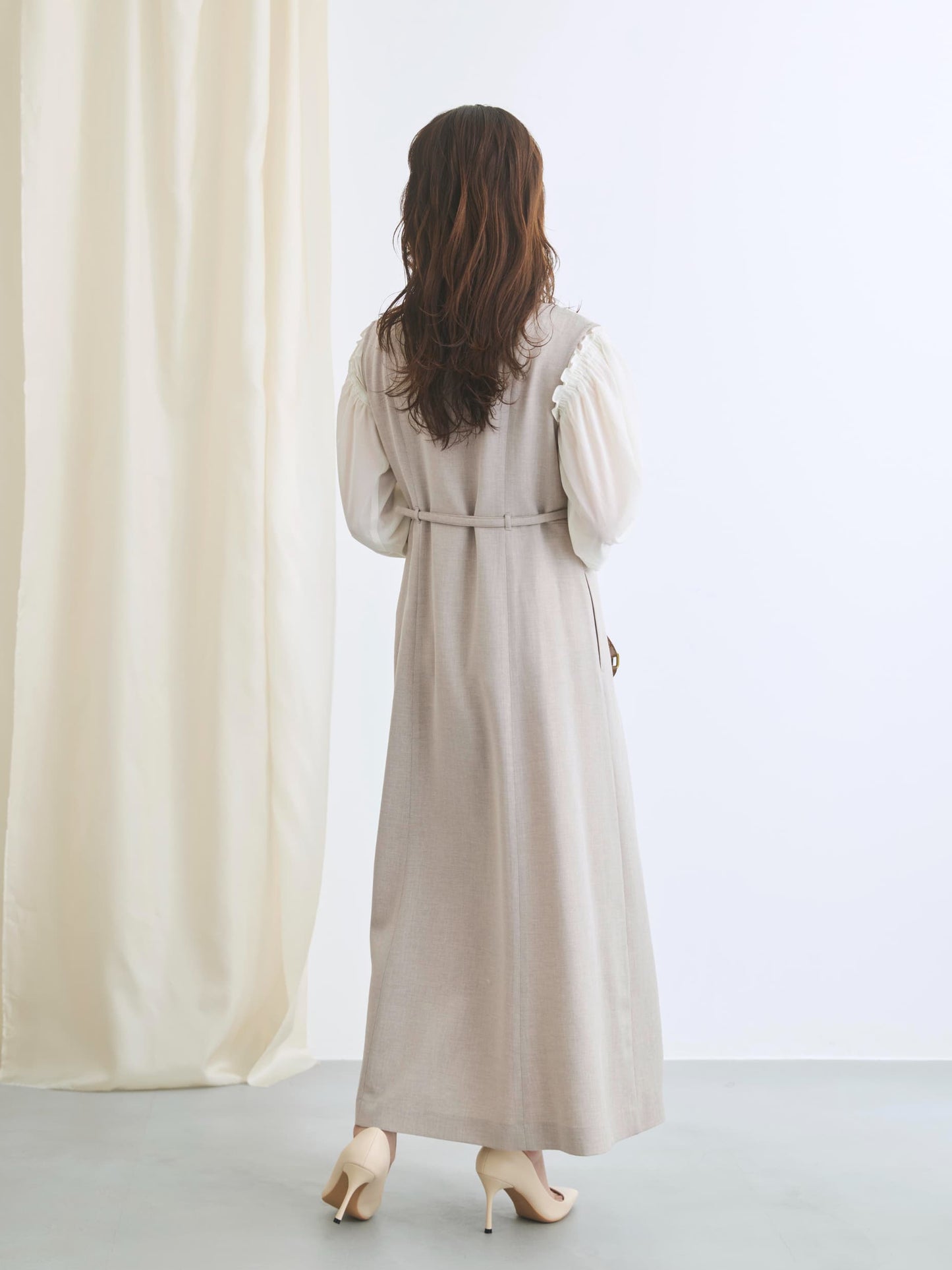 トリアセリネンライクジレワンピース-short & regular　[通常]