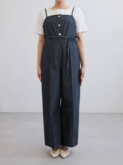 ※こちらが実物のカラーに一番お色味が近くなっております。（インディゴ）<br>149cm | B:77 W:60 H:83 股下:68.5 | regular着用 (ヒールの高さ: 3.5cm)