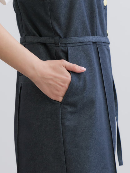 デニムライクオールインワン-short & regular　[通常]