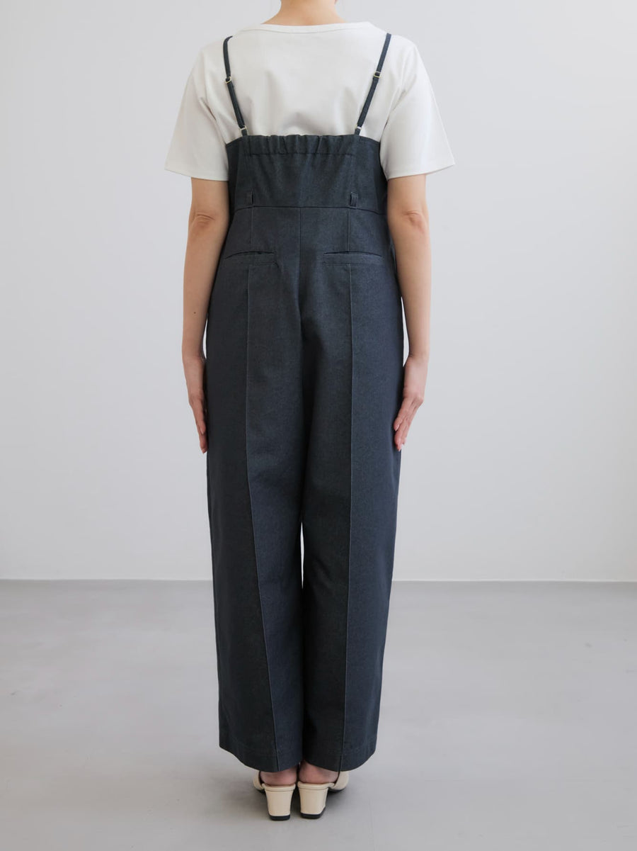 デニムライクオールインワン-short & regular　[通常]