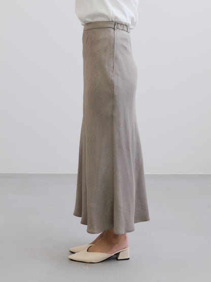 アセテートバックサテンナロースカート-short & regular　[通常]