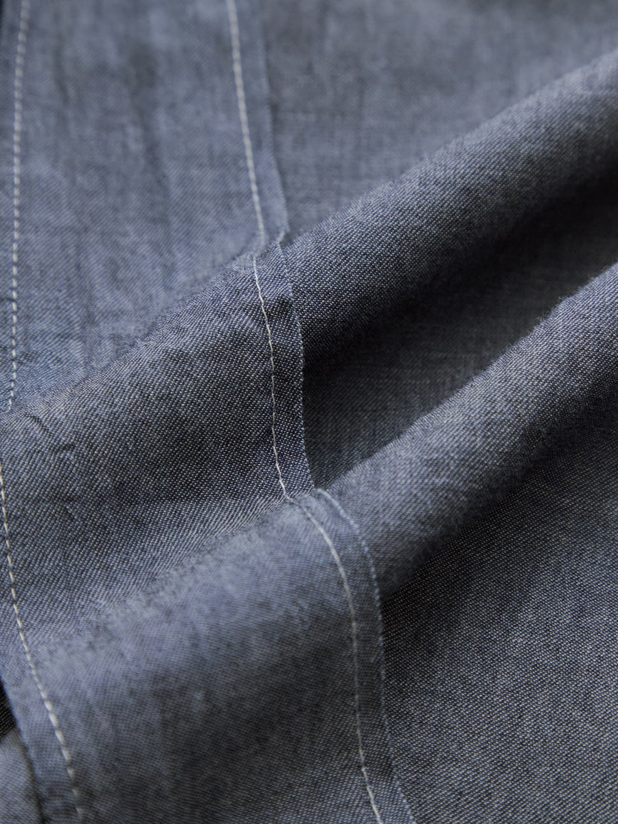 シアーデニムワイドパンツ-short & regular　[通常]