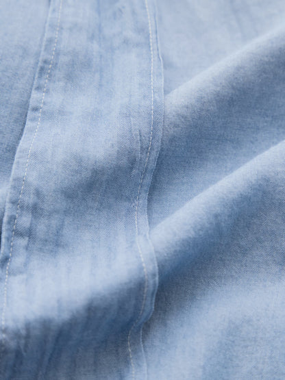 シアーデニムワイドパンツ-short & regular　[通常]