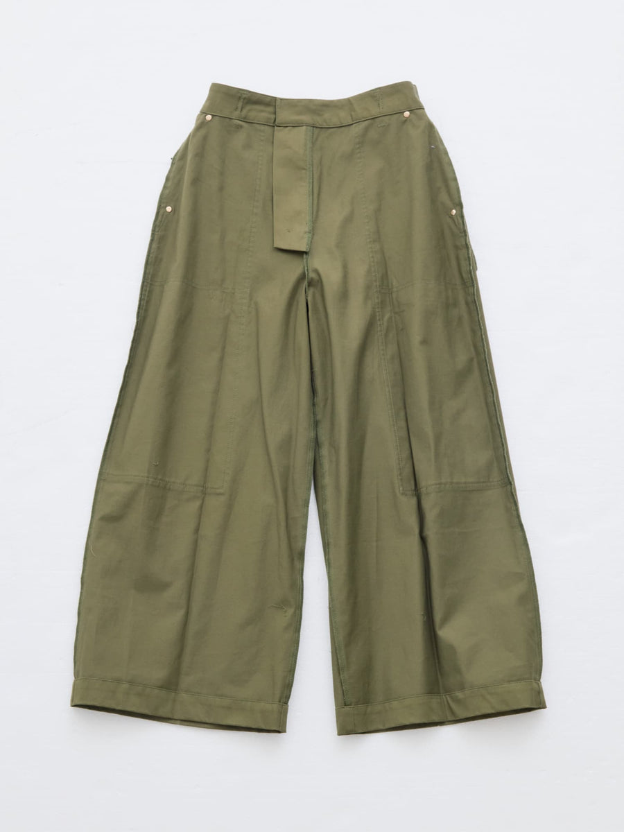 サイドベルトワークパンツ-short & regular　[通常]