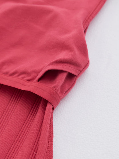 カップ付きスクエアネックワンピース-short & regular　[通常]