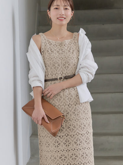 2wayクロシェワンピース-short & regular　[通常]