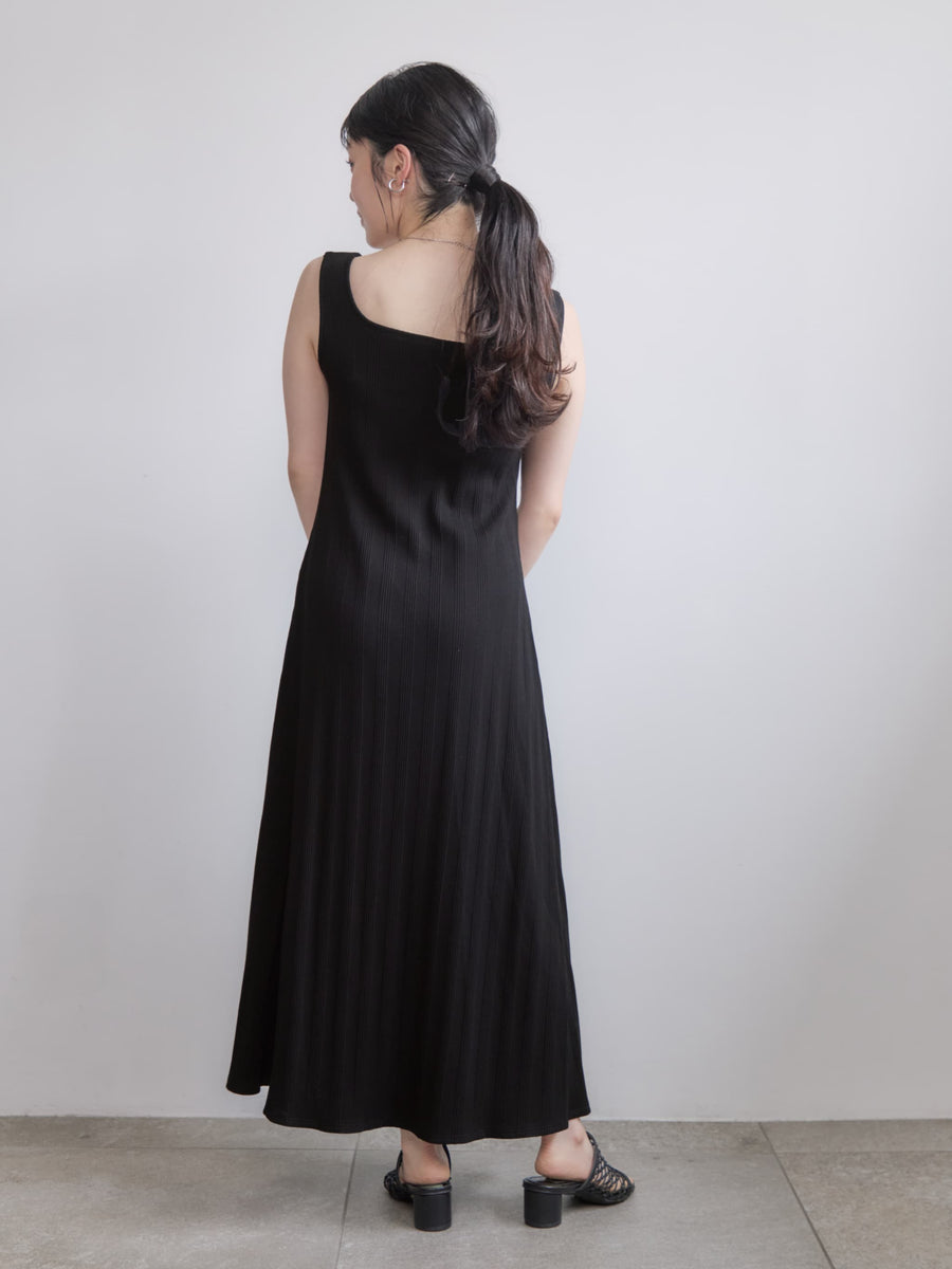 カップ付きスクエアネックワンピース-short & regular　[通常]