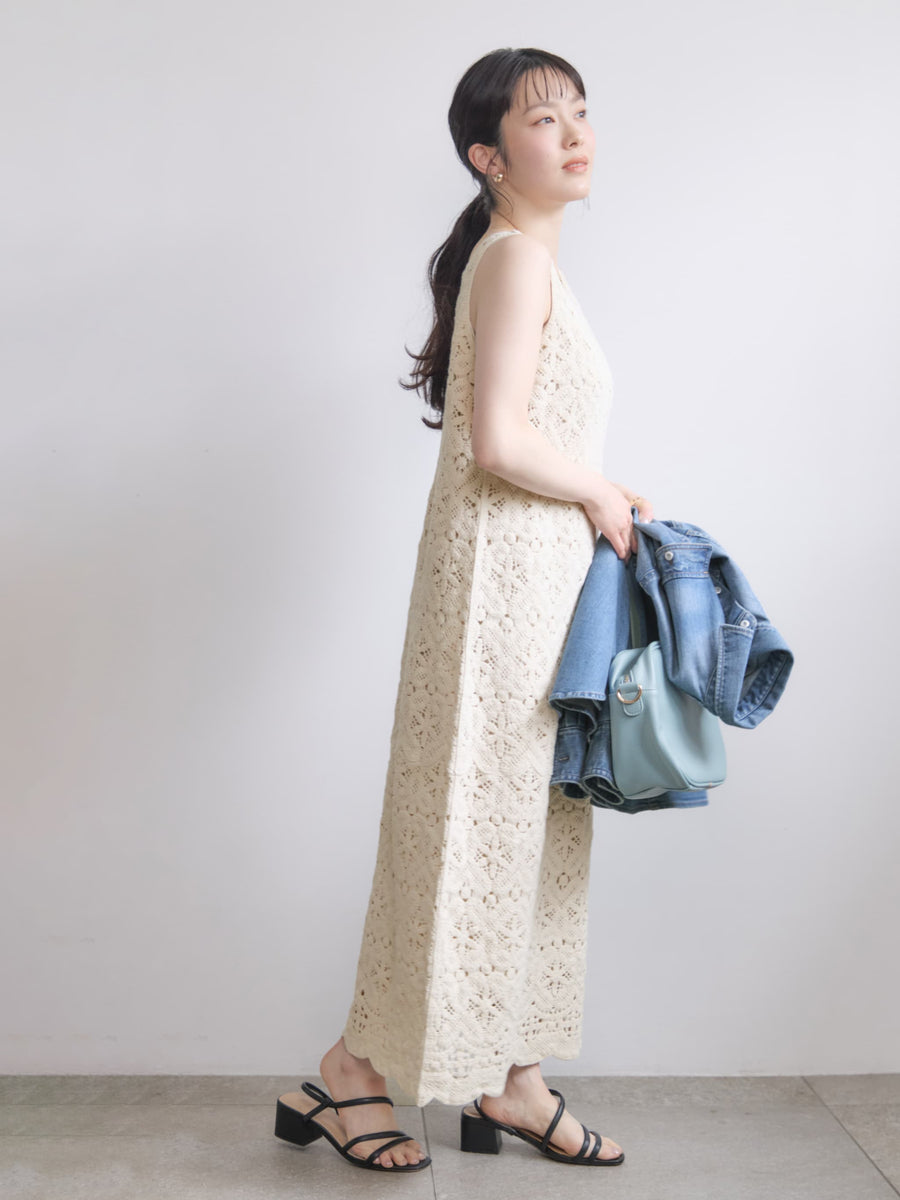 2wayクロシェワンピース-short & regular　[通常]