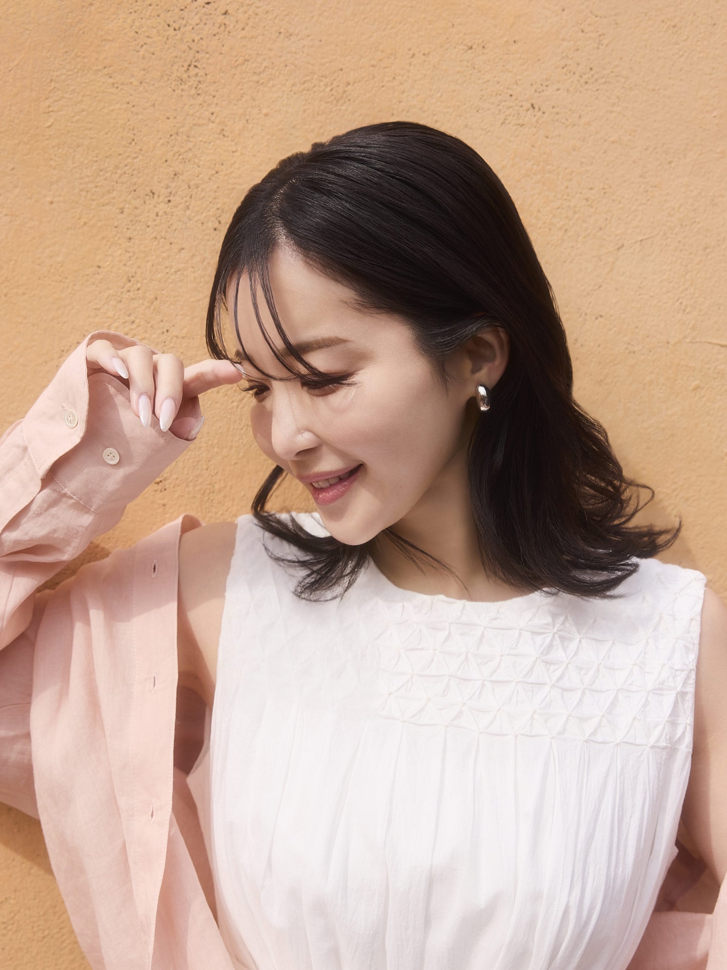 【手洗い可】【Made in India】スモッキングデザインワンピース-short & regular　[通常]