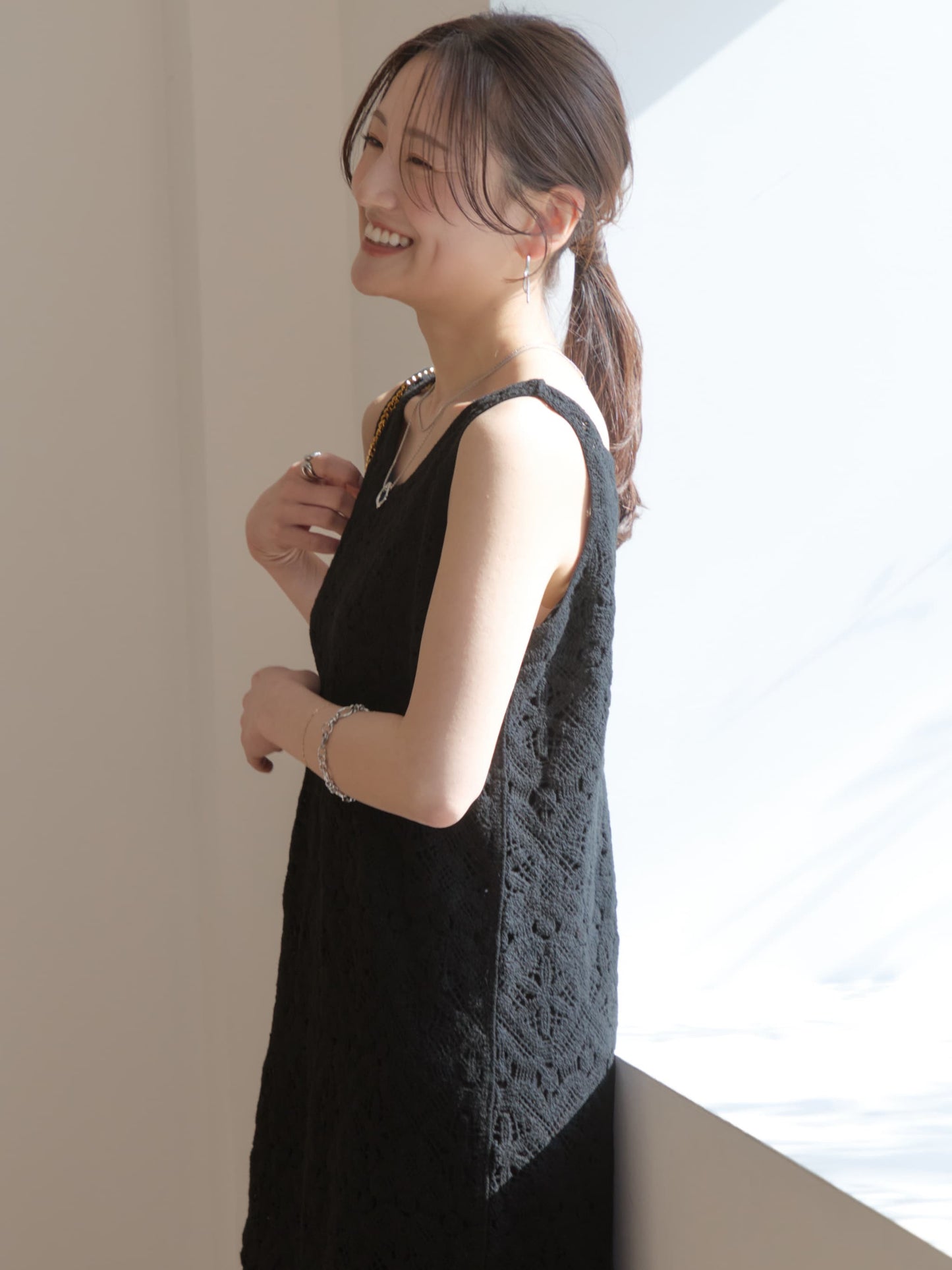 2wayクロシェワンピース-short & regular　[通常]