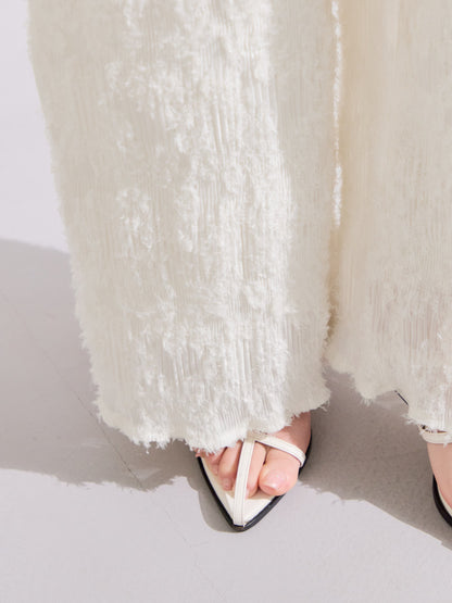 シアージャカードプリーツパンツ-short & regular　[通常]