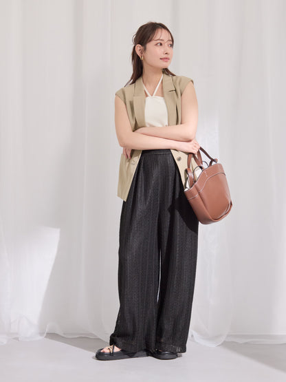 ウールツイルシングルテーラードジレ　[通常]