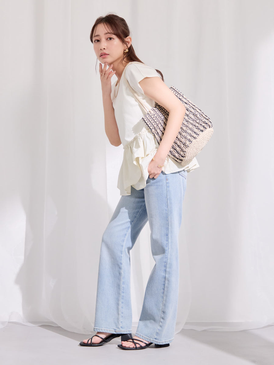 COHINA DENIM ブーツカット-short & regular　[通常]
