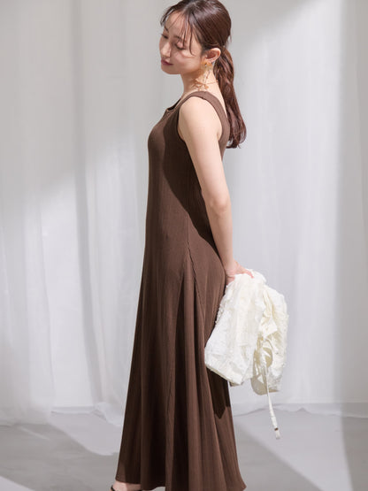 カップ付きスクエアネックワンピース-short & regular　[通常]