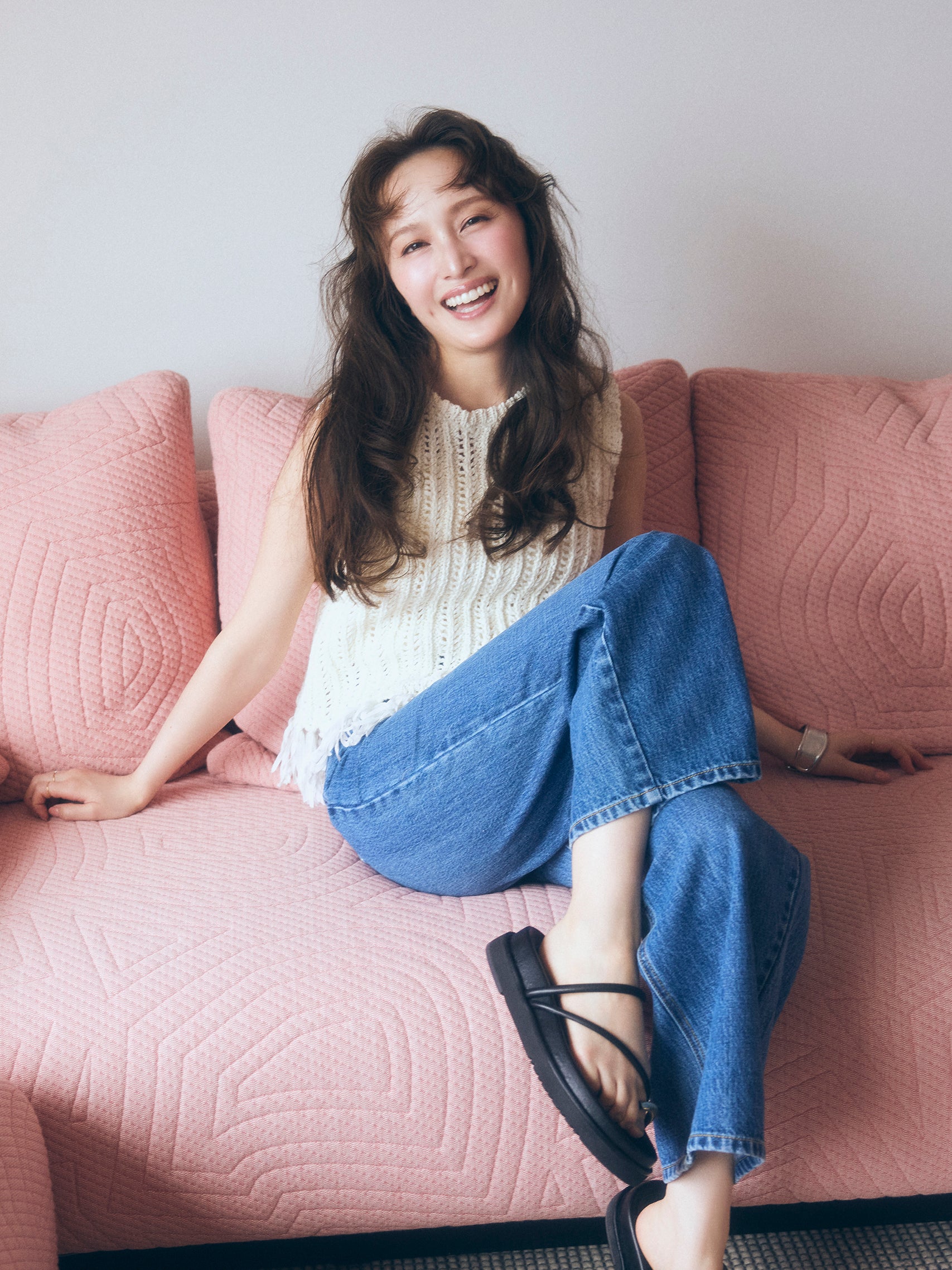 LE TALONコラボ】厚底メタルサムリングサンダル | 小柄・低身長女性