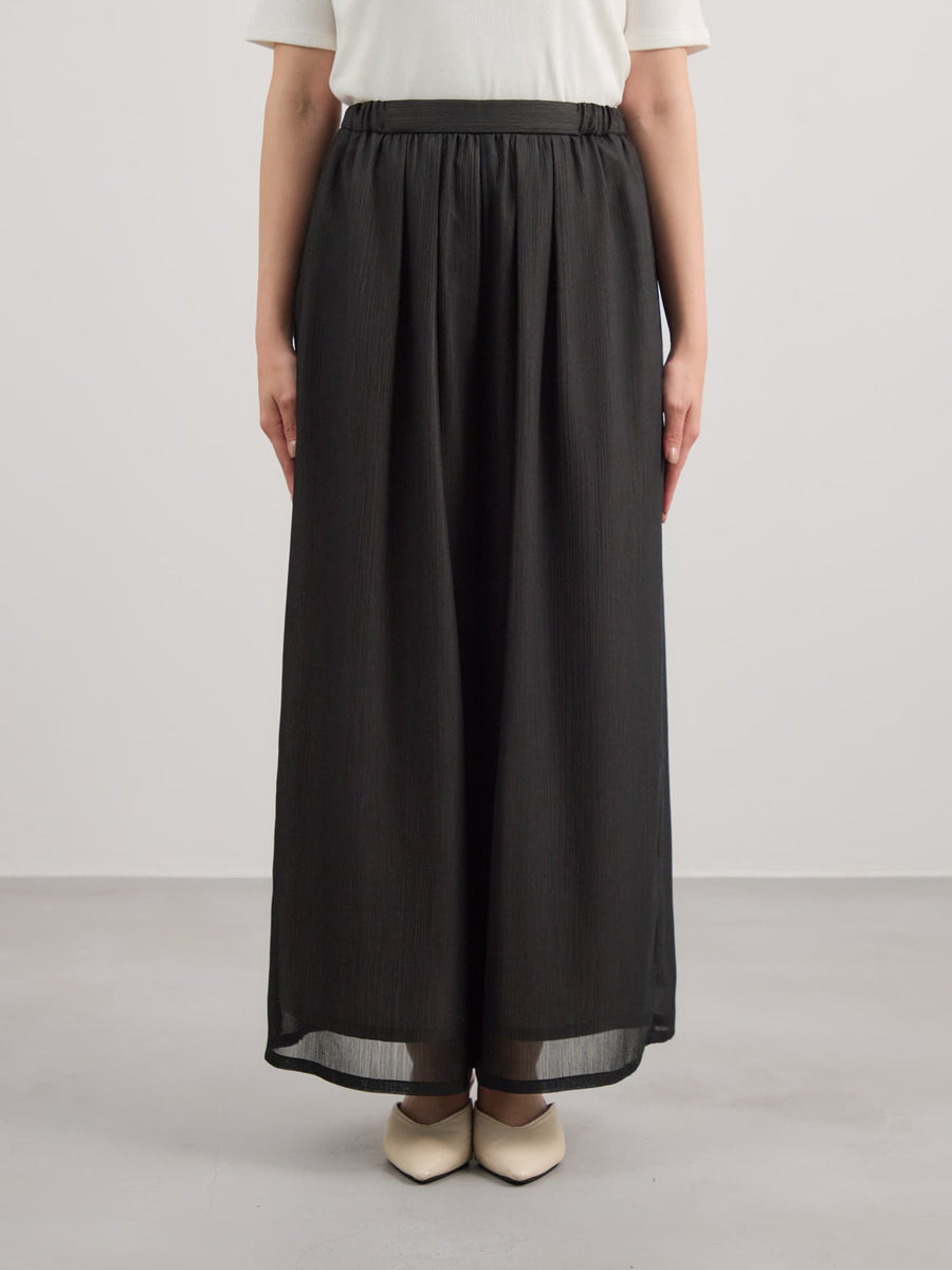 ※こちらが実物のカラーに一番お色味が近くなっております。（ブラック）<br>149cm | B:77 W:60 H:83 股下:68.5 | regular着用 (ヒールの高さ: 7cm) 