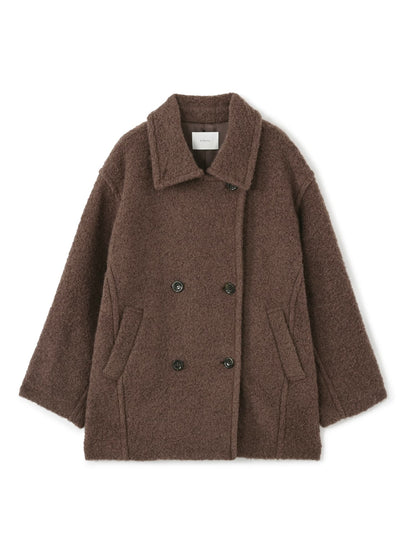 ウールループダブルコート　[通常]