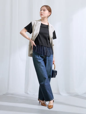 150cm | B:78 W:56 H:74 股下:69  | regular-XS着用