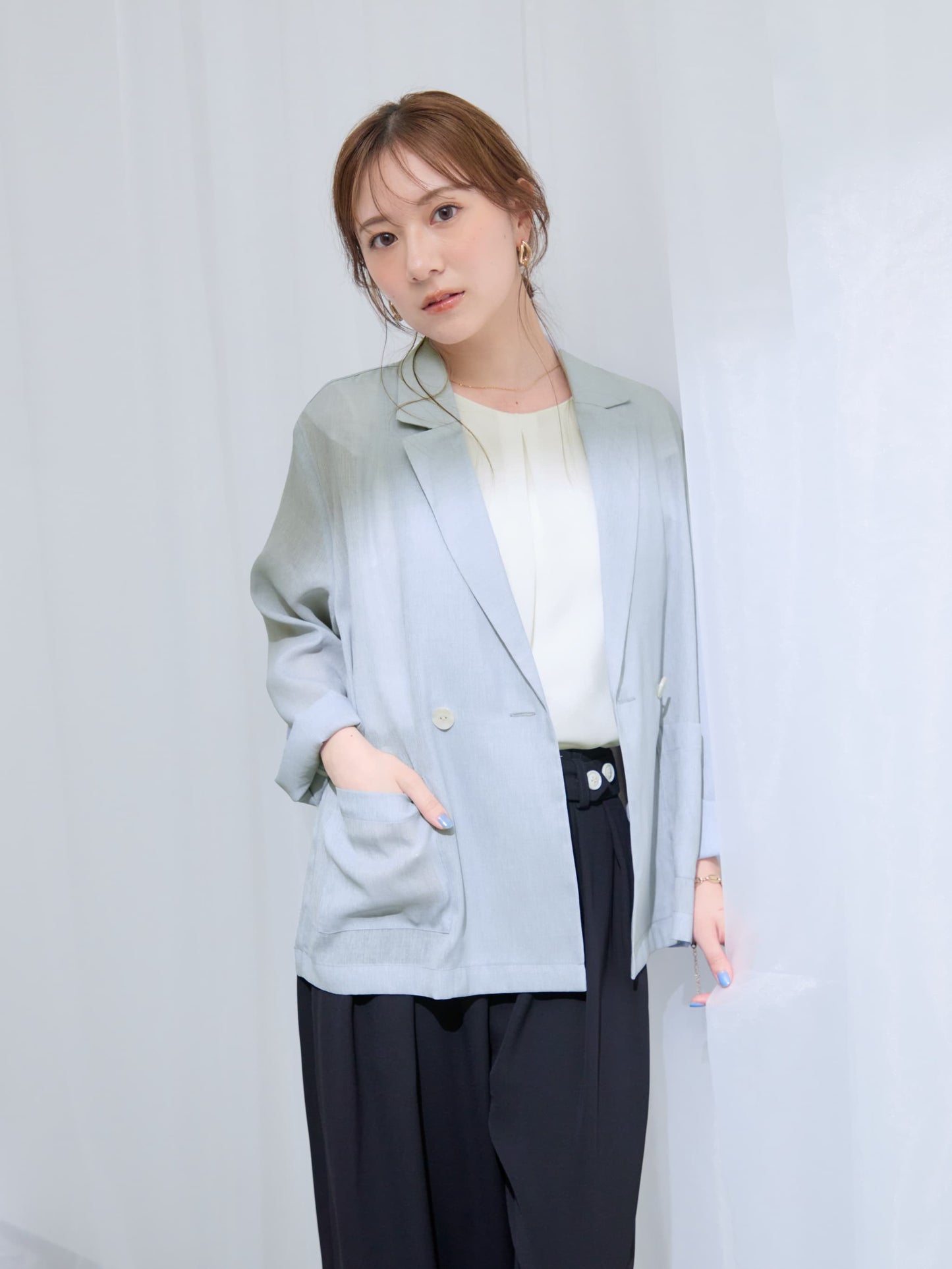 150cm | B:78 W:56 H:74 股下:69  | ワンサイズ着用