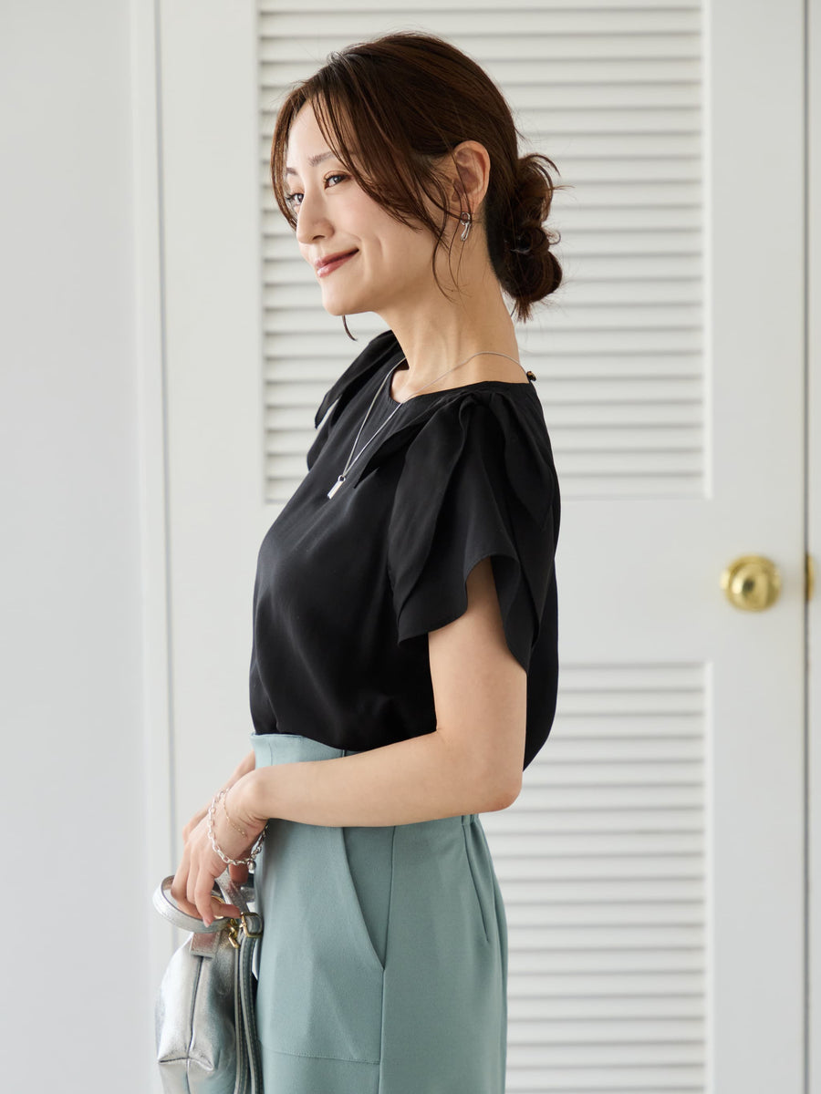 フレアーリボンブラウス　[通常]
