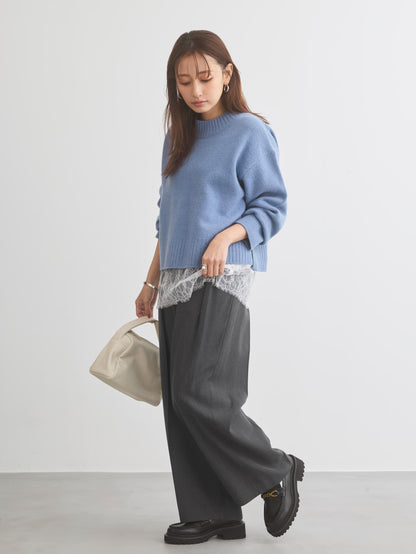 レースドッキングカットソー　[通常]