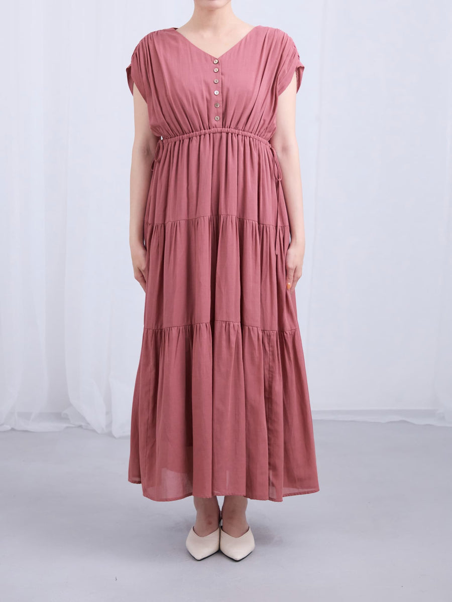 ※こちらが実物のカラーに一番お色味が近くなっております。（ピンク）<br>149cm | B:77 W:60 H:83 股下:68.5 | regular着用 (ヒールの高さ:3.5cm)