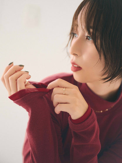 チュールドッキングウールテレコトップス　[通常]