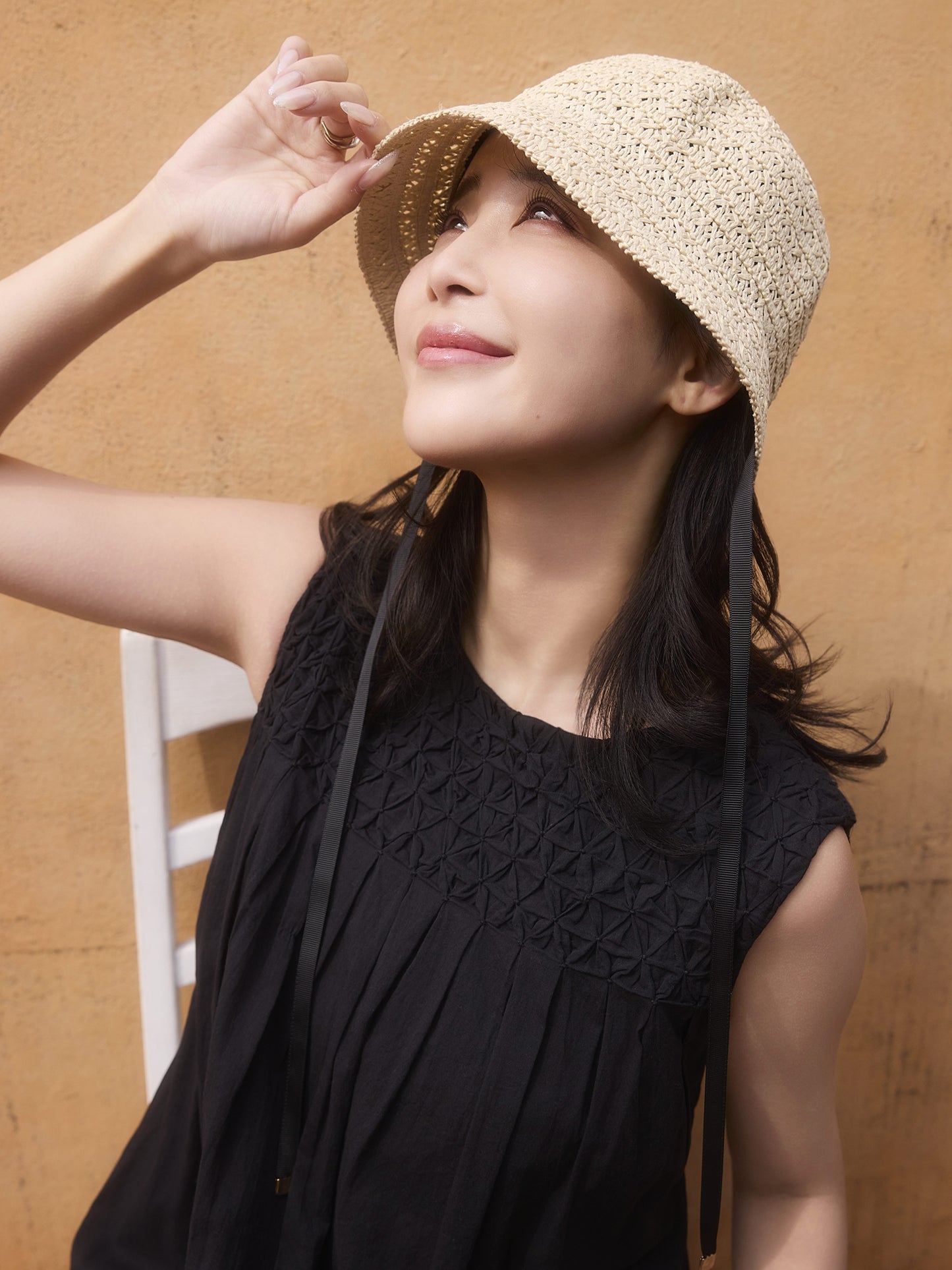 【手洗い可】【Made in India】スモッキングデザインワンピース-short & regular　[通常]