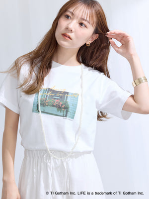 【GOOD ROCK SPEED】＜LIFE＞ flower photo Tシャツ　[通常]