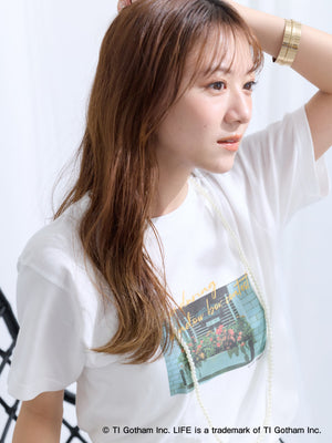 【GOOD ROCK SPEED】＜LIFE＞ flower photo Tシャツ　[通常]