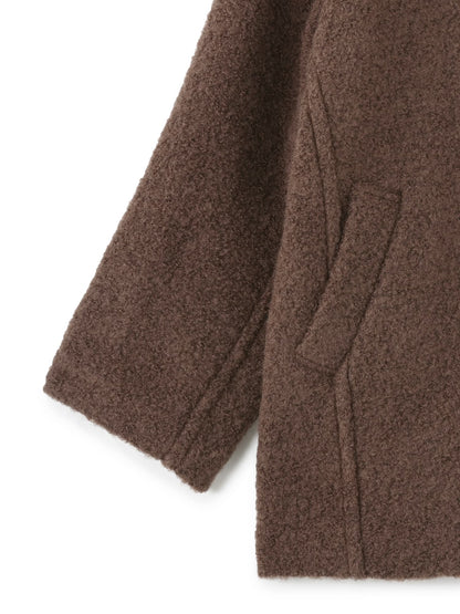 ウールループダブルコート　[通常]