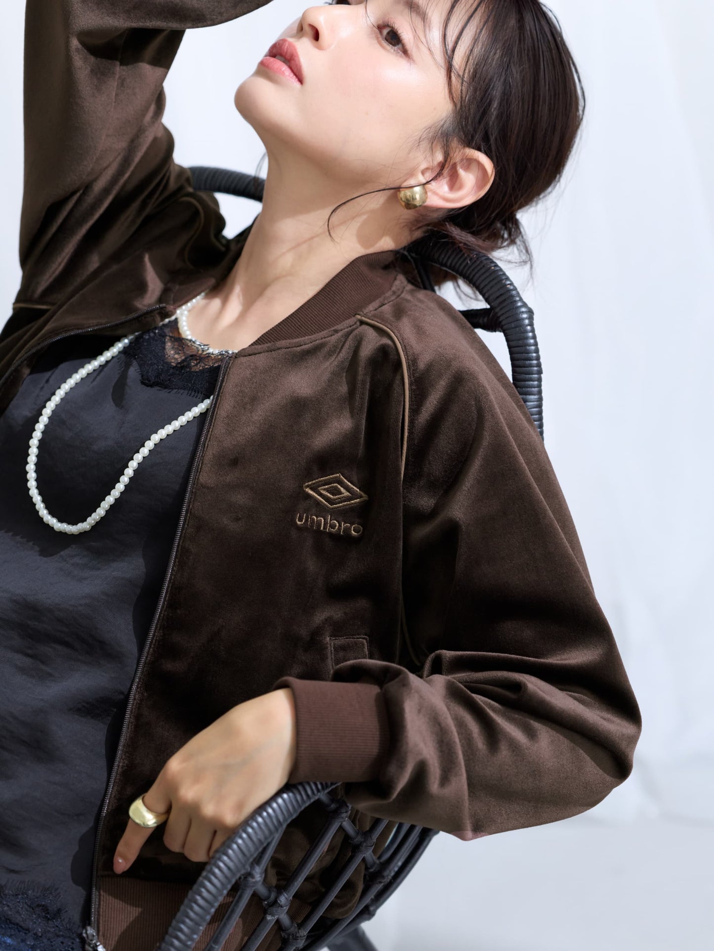 【COHINA×UMBRO】ベロアジャケット　[通常]