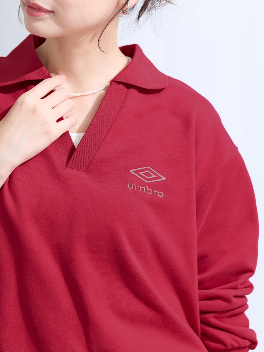 【COHINA×UMBRO】スキッパーライトスウェット　[通常]