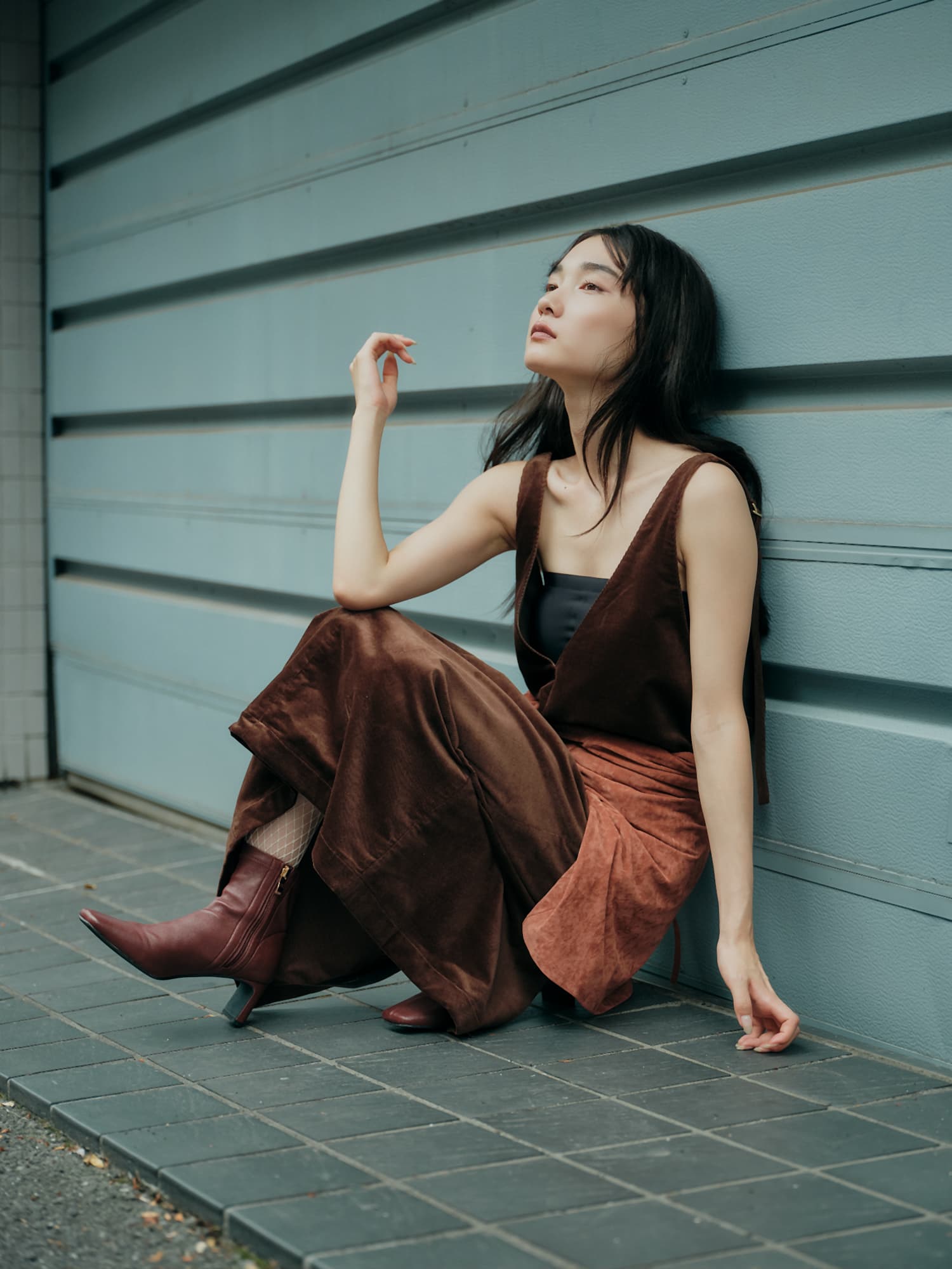 2wayコーデュロイジャンパースカート | 小柄・低身長女性向け